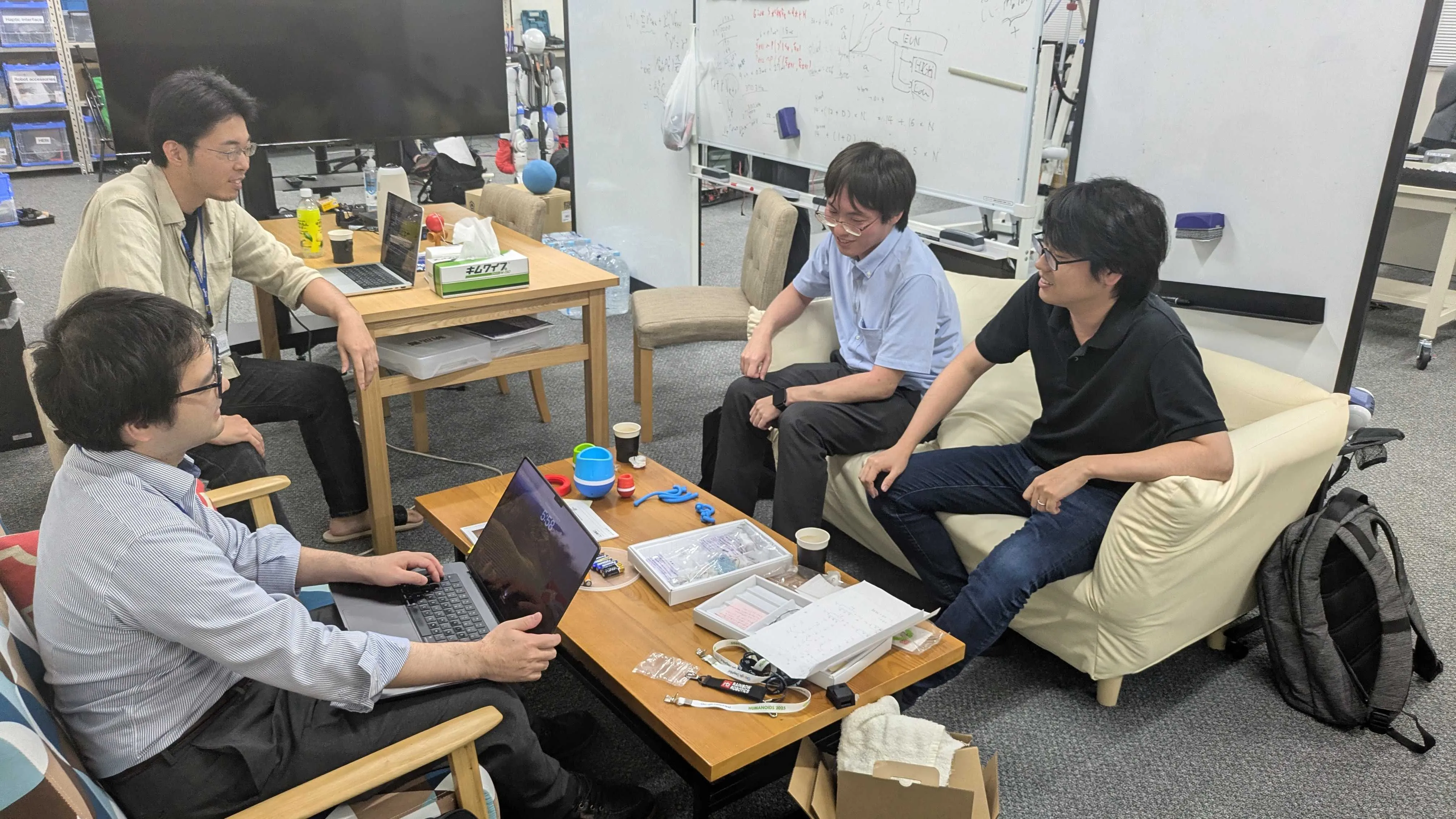 国立情報学研究所での意見交換の様子